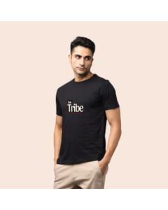 Greys&Blues Pima Round Neck T-Shirt-Black